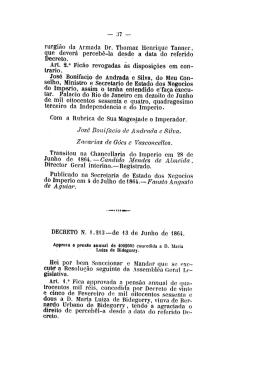 rurgi&acirc;o da Armada Dr. Thomaz Henrique Tanner, que dever&aacute;