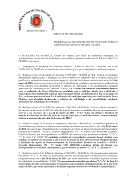 prorroga&ccedil;&atilde;o das inscri&ccedil;&otilde;es
