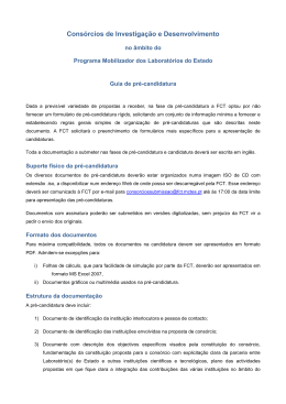 Guia de Pr&eacute;-Candidatura