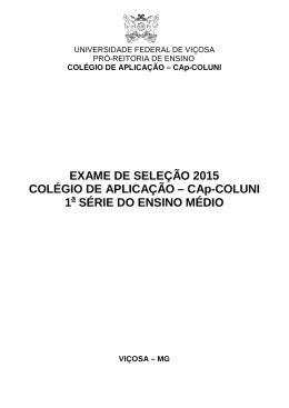MANUAL Do CANDIDATO - COLUNI