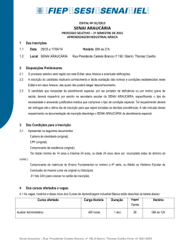 Vers&atilde;o 02 - Edital Processo Seletivo Aprendizagem Correio