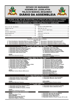 Di&aacute;rio n&ordm; 082 27/06/2012 - Assembleia Legislativa do Estado do
