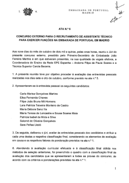 ata n&ordm; 6 - Embaixada de Portugal em Espanha