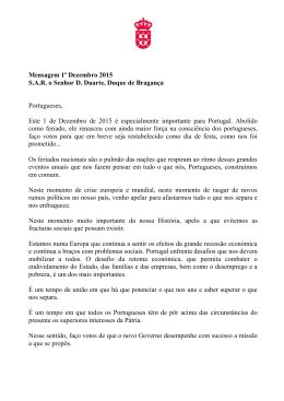 Mensagem 2011 - Casa Real Portuguesa
