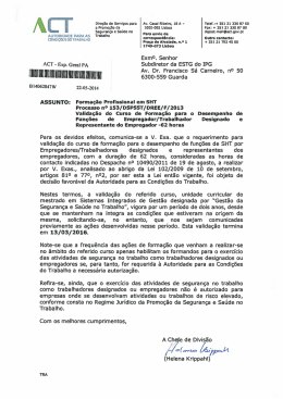 ACT - Valida&ccedil;&atilde;o de Cursos