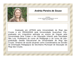 Andréa Pereira de Souza - Secretaria Municipal de Educação