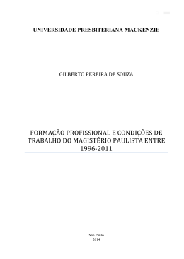 Gilberto Pereira de Souza - in&iacute;cio