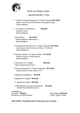 REDE DE EN REDE DE ENSINO VISÃO