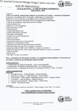 8&deg; Ano do Ensino Fundamental