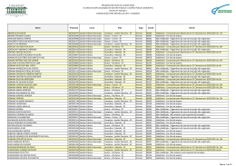 PROCESSO SELETIVO DE ALUNOS PARA O CURSO DE