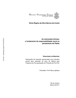 Silvia Regina da Silva Barros da Cunha As marionetes