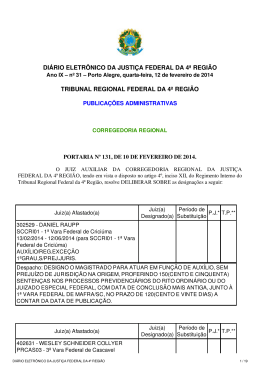 Portal da Justi&ccedil;a Federal da 4&ordf; Regi&atilde;o