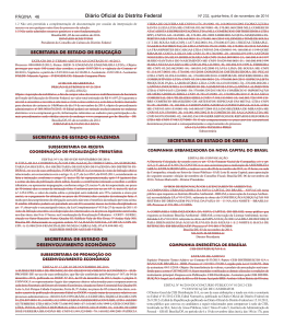 Di&aacute;rio Oficial do Distrito Federal