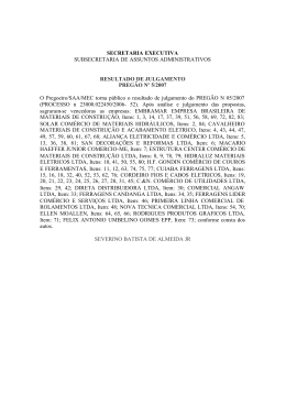 RESAULTADO DE JULGAMENTO 5.2007