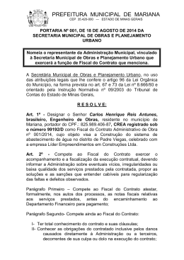 portaria n&ordm; 017, de 24 de novembro de 2009