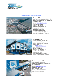 empresas do grupo - Transportes Bertolini Ltda