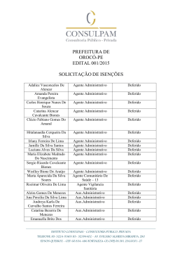 Deferido - Consulpam Consultoria