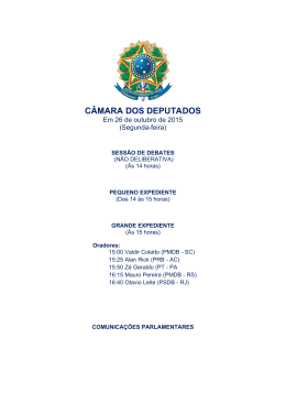 CÂMARA DOS DEPUTADOS