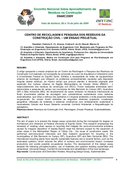 Artigo ENARC 2009 - Laborat&oacute;rio de Planejamento e Projetos