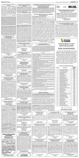 edital de notifica&ccedil;&atilde;o - ASPLEMAT | Assessoria de Publica&ccedil;&otilde;es