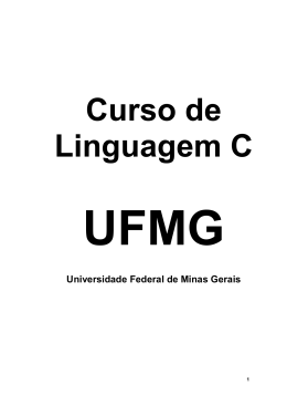 Linguagem C UFMG