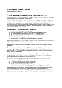 Estrutura de Dados &ndash; B&aacute;sica