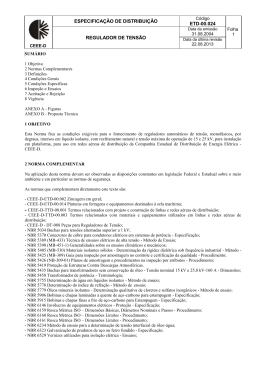 ETD-00.024 - Regulador de Tens&atilde;o