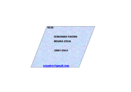 SEAA FERNANDA FANTINI REGINA C&Eacute;LIA 3901