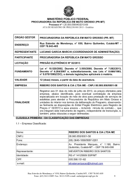 ATA Nº 01/2013. - Procuradoria da República em Mato Grosso