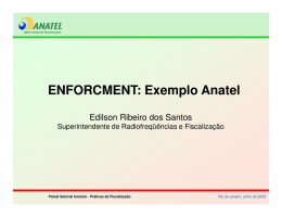 ENFORCMENT Exemplo Anatel - Edilson Ribeiro dos Santos