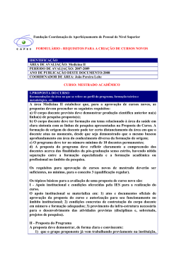 A &aacute;rea Medicina II estabelece que, para a aprova&ccedil;&atilde;o de cursos