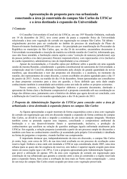 Apresenta&ccedil;&atilde;o de proposta para rua urbanizada