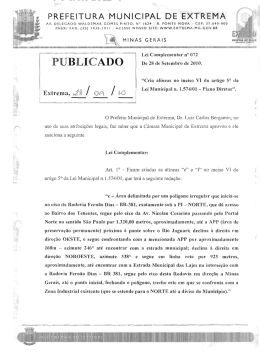 PREFEITURA MUNICIPAL DE EXTREMA