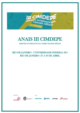 Anais III CIMDEPE