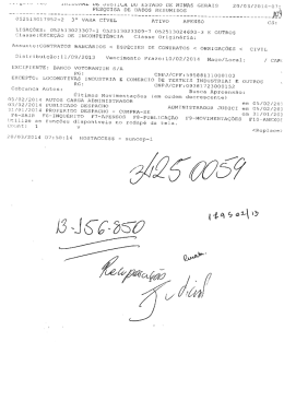 EXCE&Ccedil;&Atilde;O DE INCOMPET&Ecirc;NCIA: fls. 104 a 107