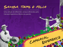 Samba Tours e Folia - Carnaval Experience