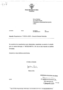 Resposta da CML - OF/1265/GPCML/15