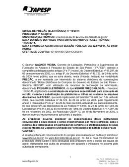 1 EDITAL DE PREG&Atilde;O (ELETR&Ocirc;NICO) n&deg; 10/2014