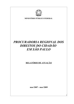 procuradoria regional dos direitos do cidad&atilde;o em s&atilde;o paulo