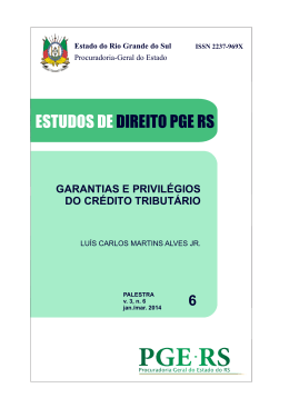 Estudos de Direito - PGE RS - Procuradoria Geral do Estado do RS