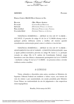 HC 106.212 - Supremo Tribunal Federal
