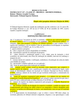 RESOLU&Ccedil;&Atilde;O 23.190 INSTRU&Ccedil;&Atilde;O N&ordm; 127