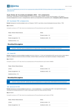 Portal da Ind&uacute;stria :: CNI em A&ccedil;&atilde;o :: Assuntos Jur&iacute;dicos
