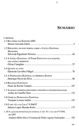 SUMÁRIO