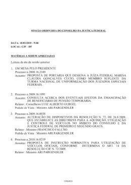 18/03/2010 - 9:00 local: cjf