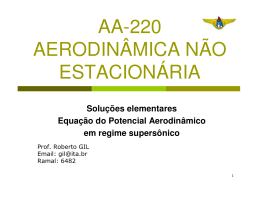 AA-220 AERODINÂMICA NÃO ESTACIONÁRIA