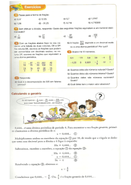 I m Passe para a forma de fra&ccedil;&atilde;o: