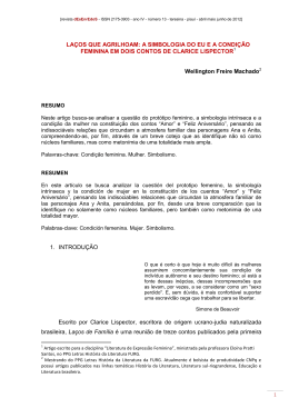 LA&Ccedil;OS QUE AGRILHOAM: A SIMBOLOGIA DO EU E