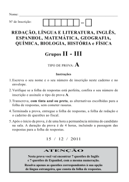 Grupos II - III