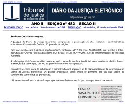 tj-go di&aacute;rio da justi&ccedil;a eletr&ocirc;nico - edi&ccedil;&atilde;o 482 - se&ccedil;&atilde;o ii